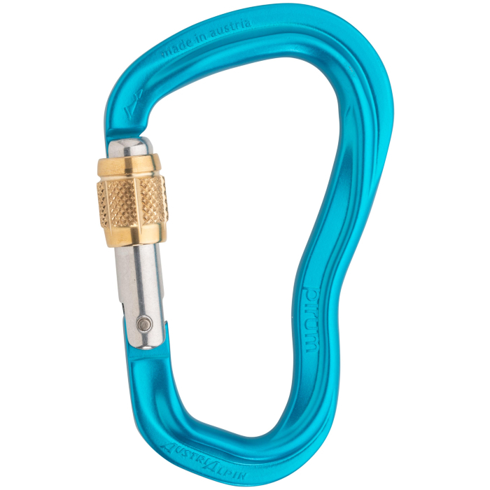 Austri Alpin Pirum GI Screwlock Brass Sleeve Carabiner