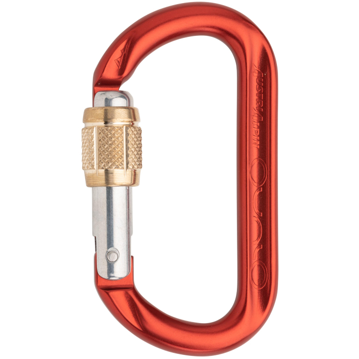 Austri Alpin Ovalo GI Screwlock Brass Sleeve Carabiner
