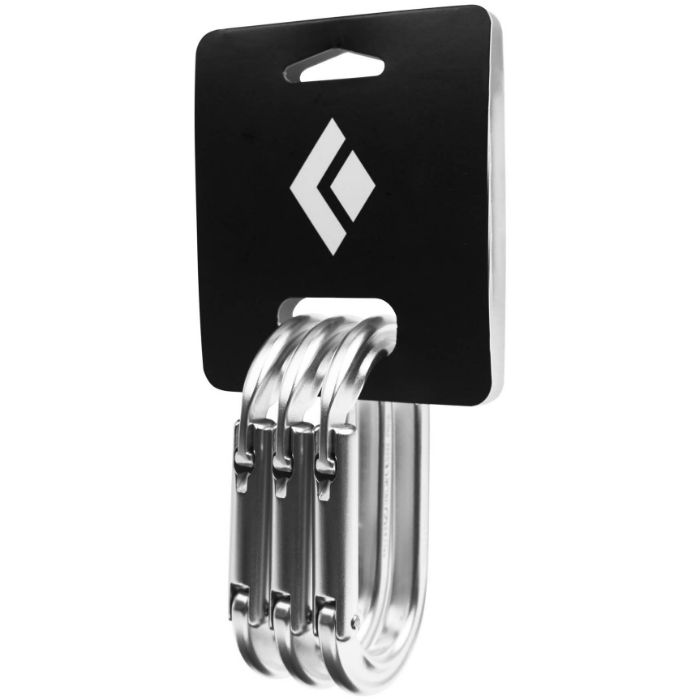 Black Diamond Oval Keylock Carabiner