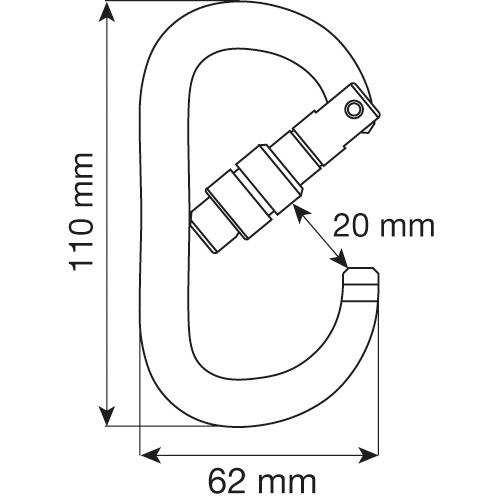 CAMP Oval XL Lock