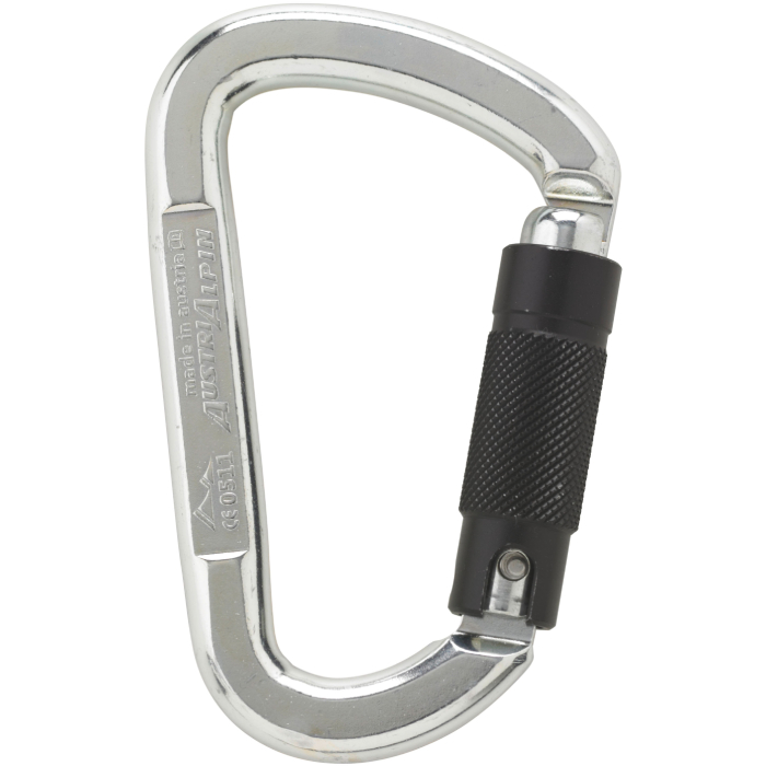 AustriAlpin D Asymm 3-Way Autolock Steel Carabiner