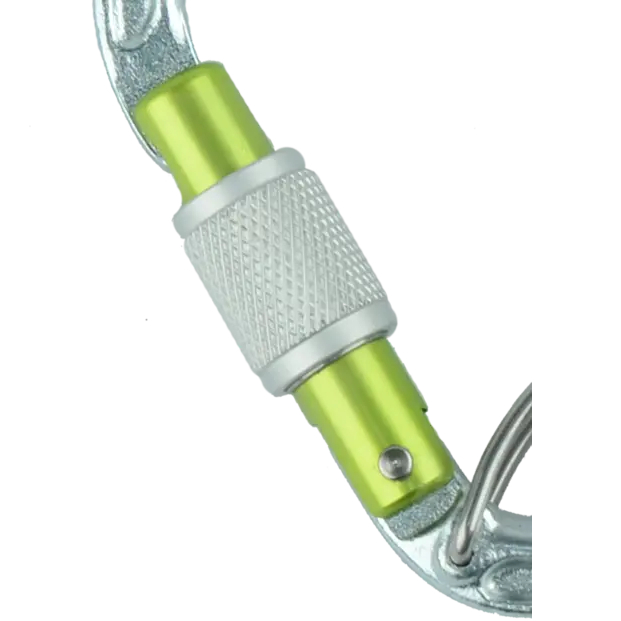 Edelrid HMS Bruce Steel Screw FG Carabiner