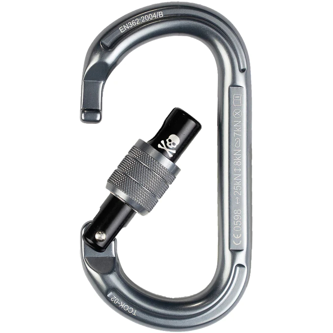 Trango Oval K Screwlock Carabiner