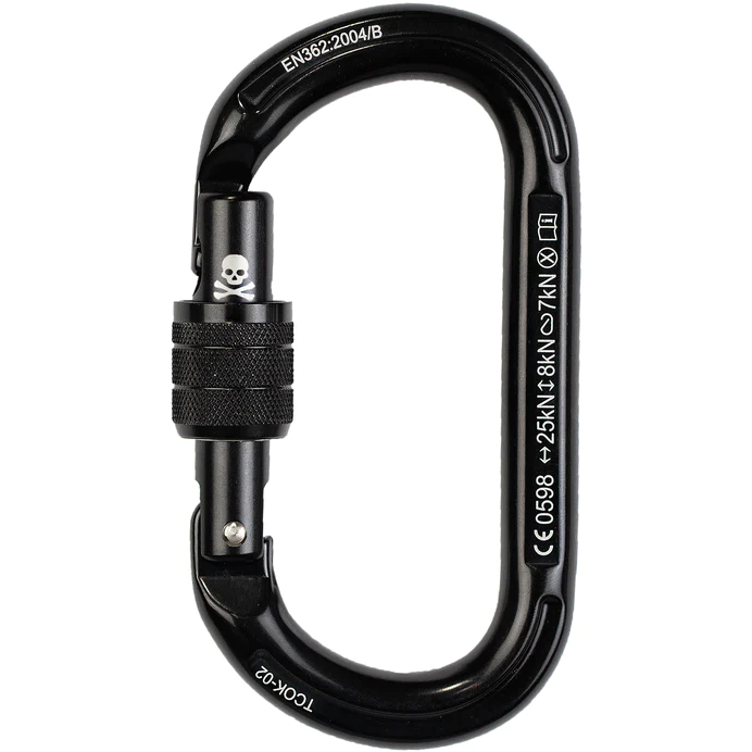 Trango Oval K Screwlock Carabiner