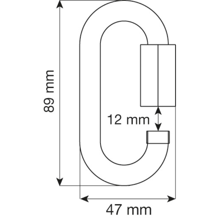 CAMP Oval Quick Link Stainless Steel