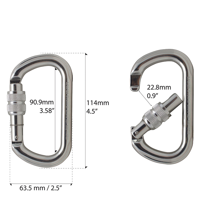 Fusion Supreme II Screw Carabiner