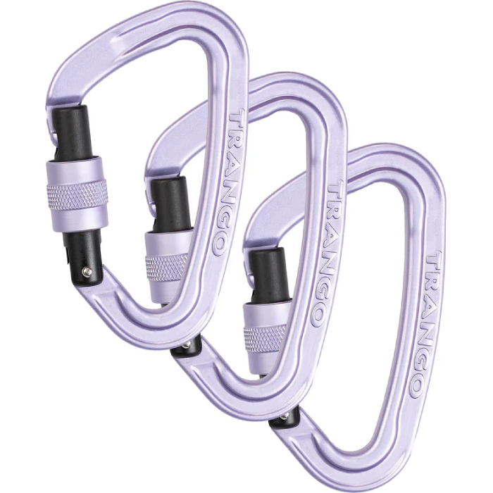 Trango Reaction Screwlock Carabiner 3 Pack