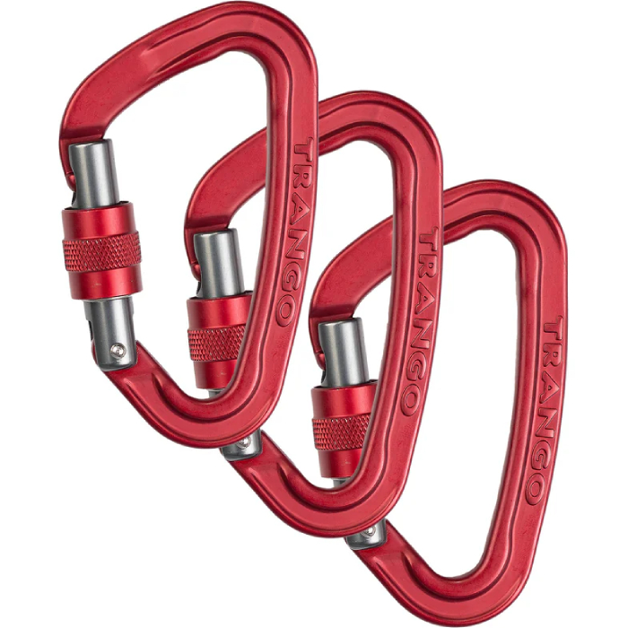 Trango Reaction Screwlock Carabiner 3 Pack