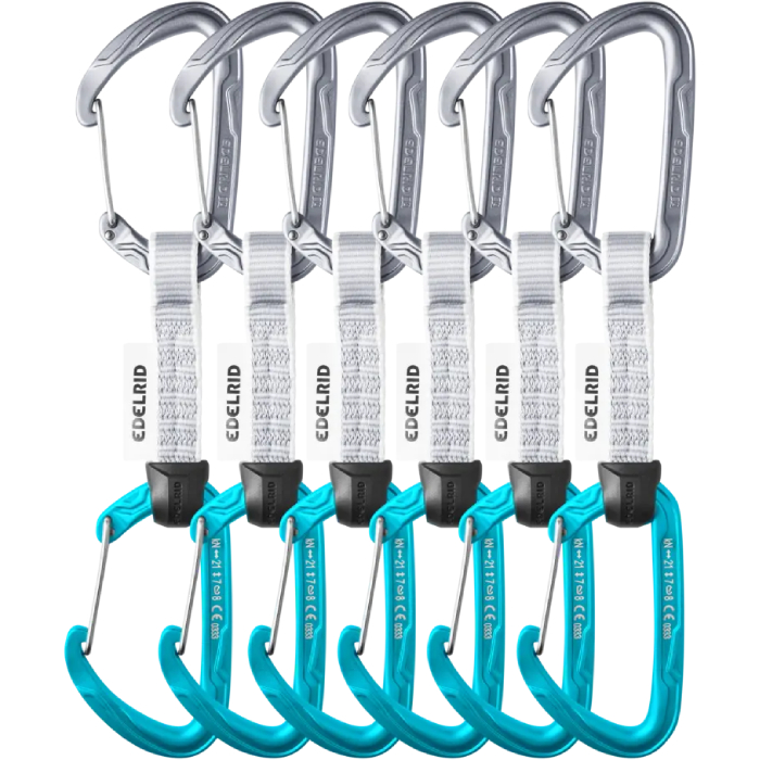 Edelrid Pure Wire Set 10cm Quickdraw 6 Pack