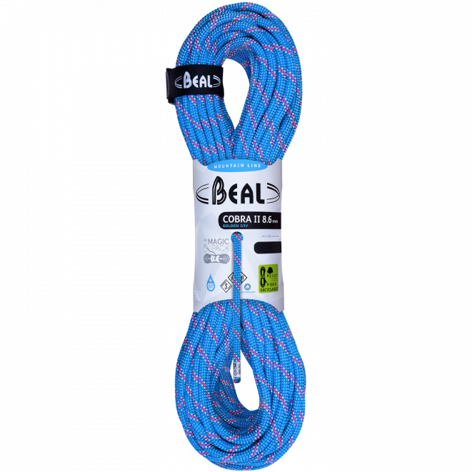 Beal 8.6mm Cobra Unicore Golden Dry Rope