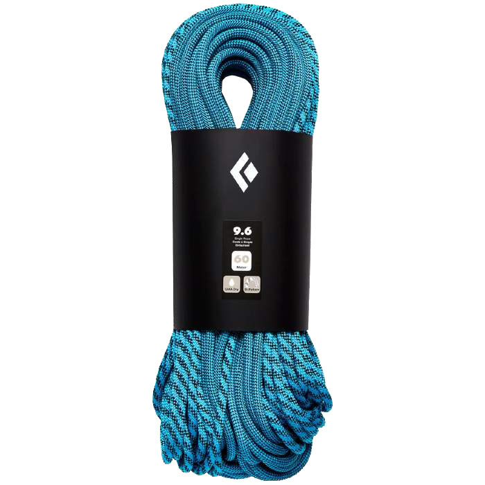Black Diamond 9.6mm Bipattern Dry Rope