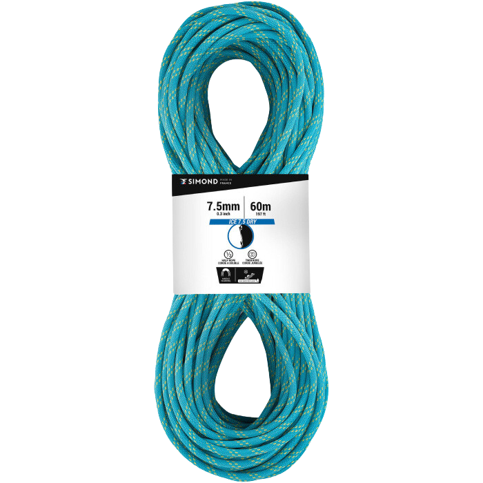 Simond 7.5mm Abseil Ice 60m 2xDry