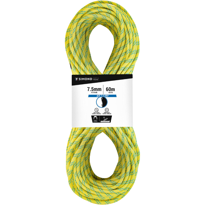 Simond 7.5mm Abseil Ice 60m 2xDry