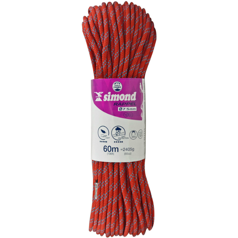 Simond 7.5mm Abseiling 60m