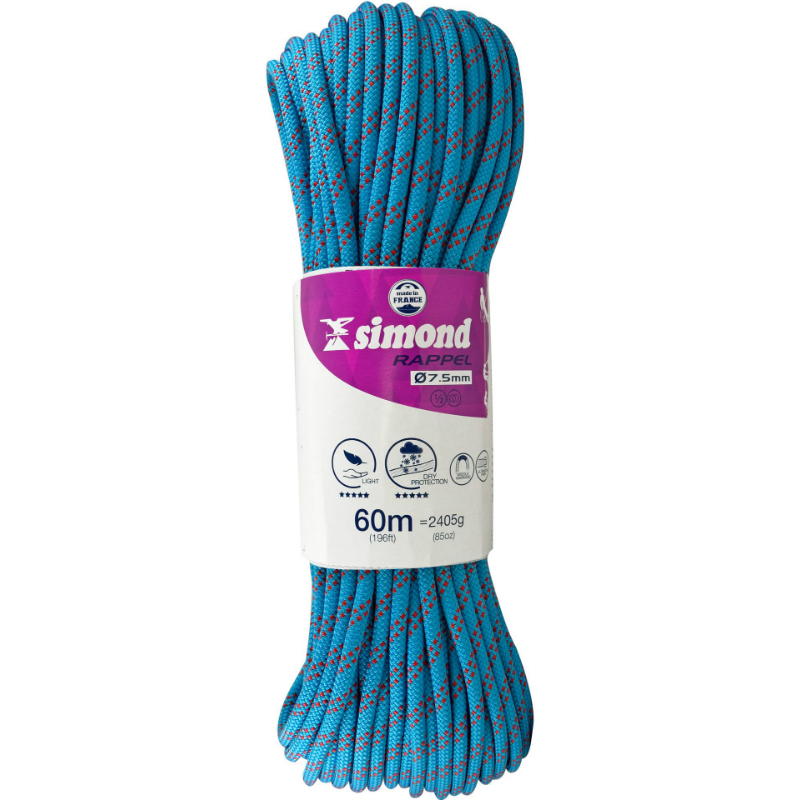 Simond 7.5mm Abseiling 60m