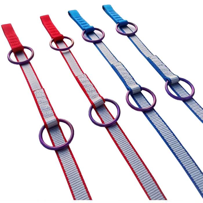 Krukonogi LAN(Ti) Ladders "Hard" 2*(4+5) (Titanium-nylon) Russian Aider Rings