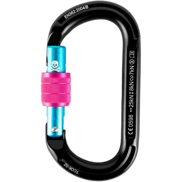 Trango Oval K Screwlock Carabiner