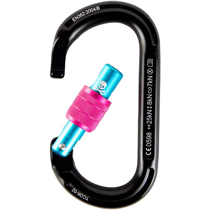 Trango Oval K Screwlock Carabiner