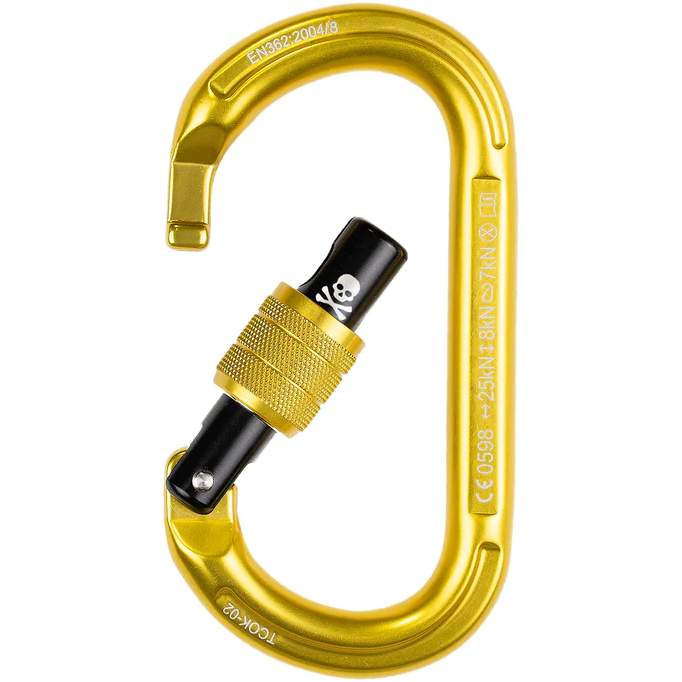 Trango Oval K Screwlock Carabiner