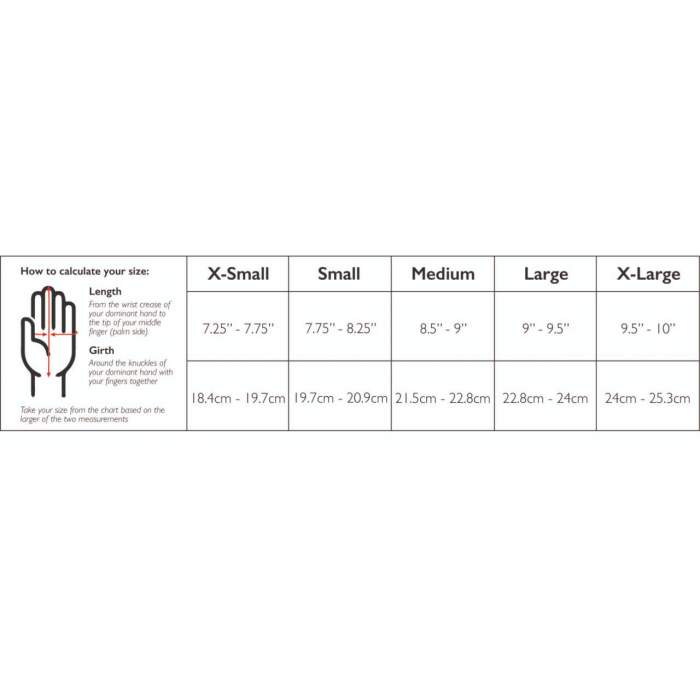 Wideboyz Crack Gloves Size Chart