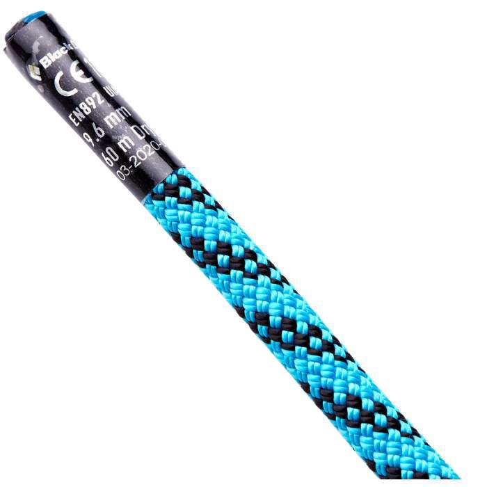 Black Diamond 9.6mm Bipattern Dry Rope
