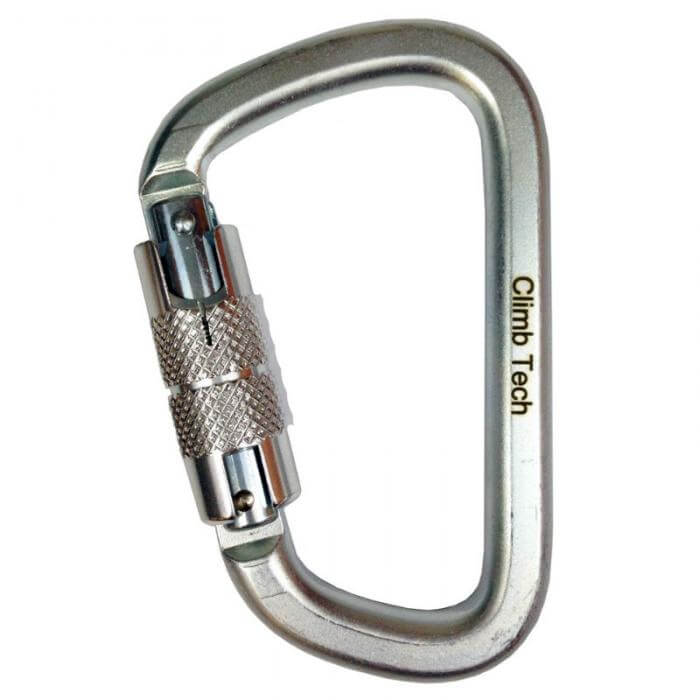Climb Tech Double Action Oval "D" Locking